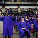 A graduating senior stands and screams during the Ypsilanti High School Commencement at the Convocation Center on Tuesday, June 4. This is the 164th and final graduating class. Daniel Brenner I AnnArbor.com